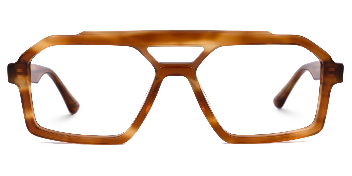 Samira Aviator Brown Glasses | ZEELOOL UK0