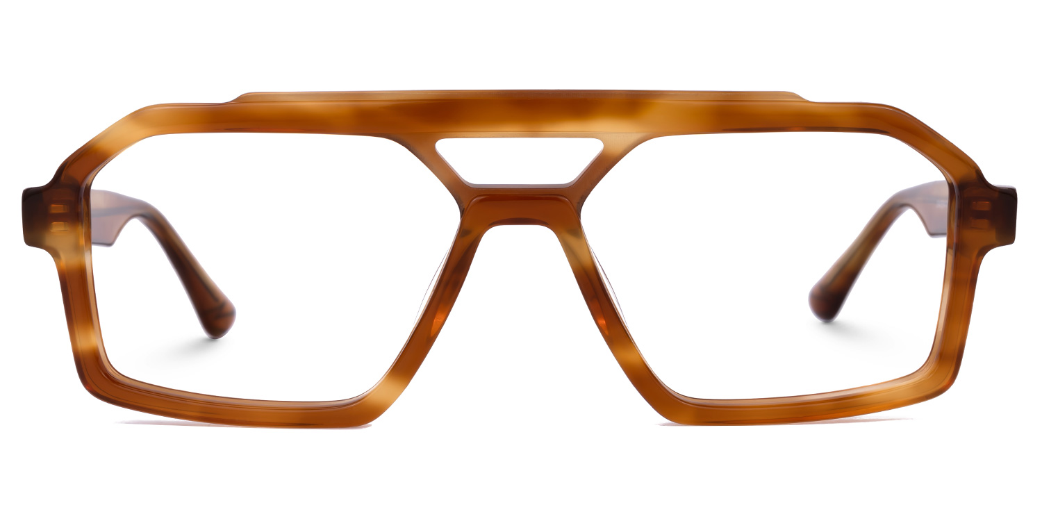 Samira Aviator Brown Glasses | ZEELOOL UK0