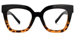 Malcolm Square Two-Tone Glasses0