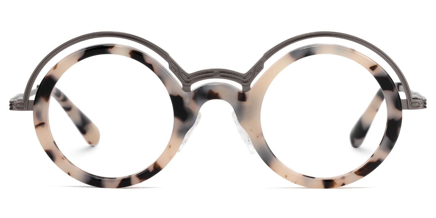 Suzzette Round Tortoise Glasses | ZEELOOL UK0