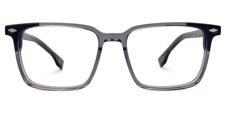 Davila Rectangle Gray Glasses