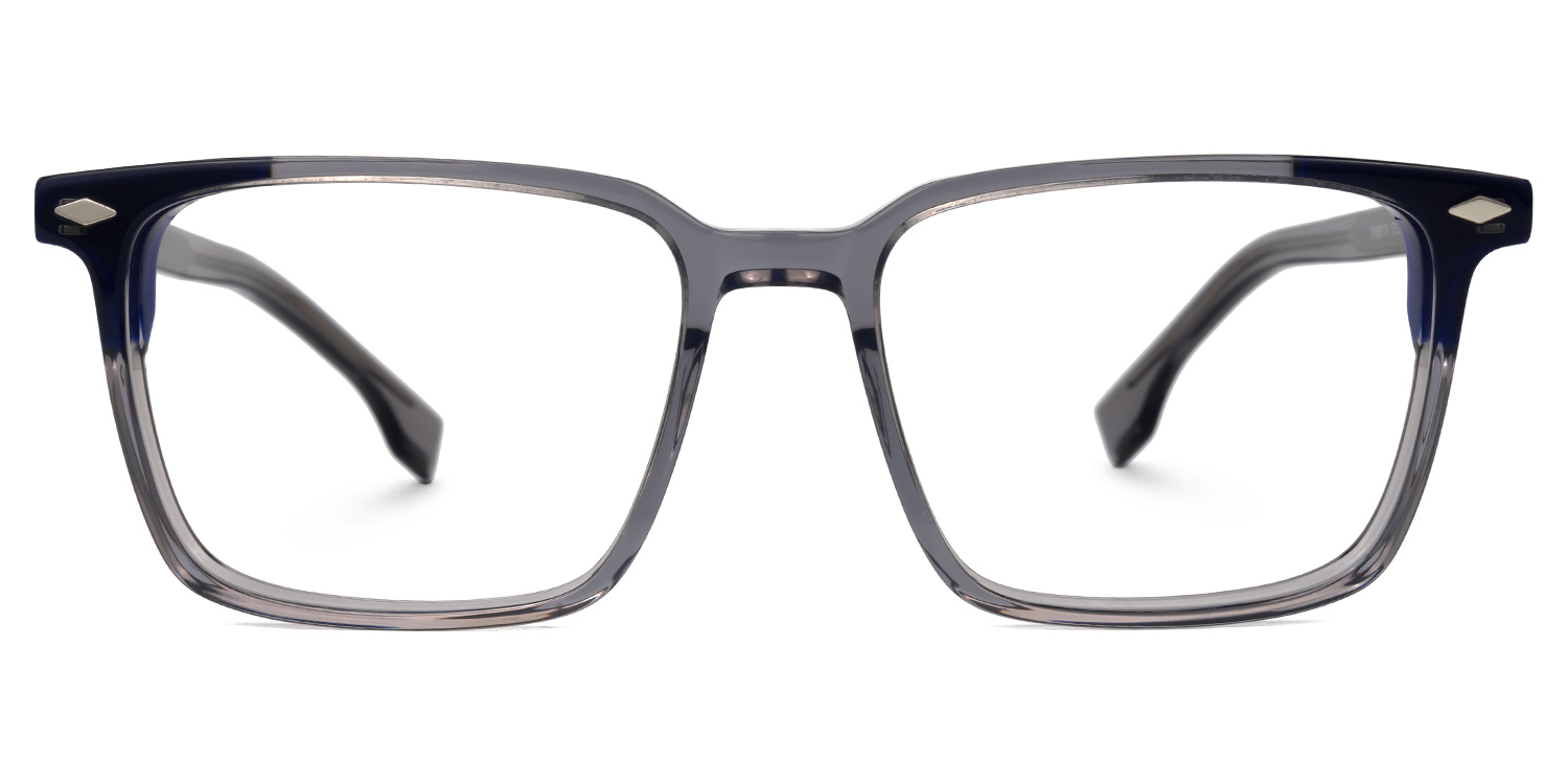 Davila Rectangle Gray Glasses