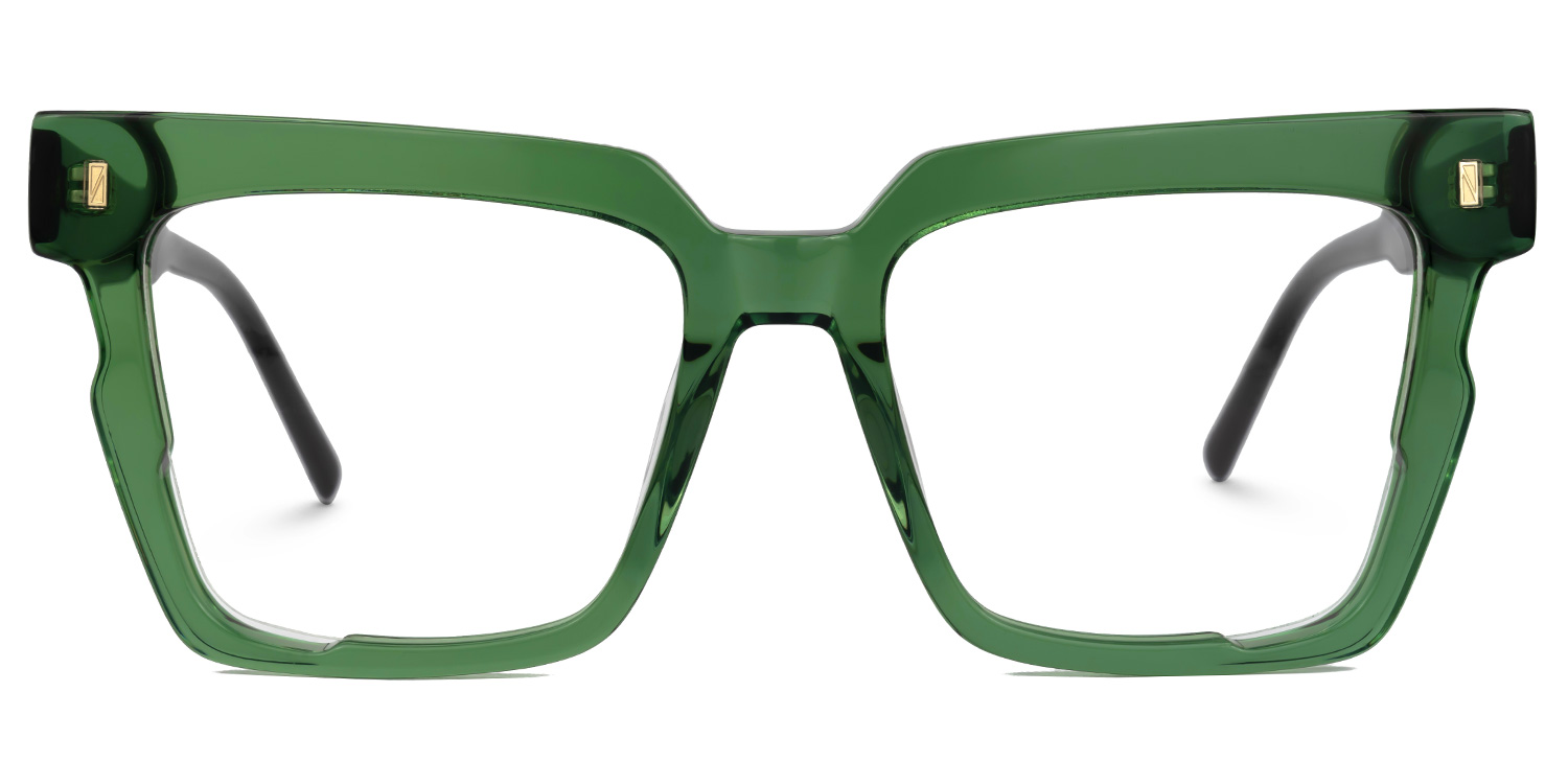 Mariily Square Green Glasses0