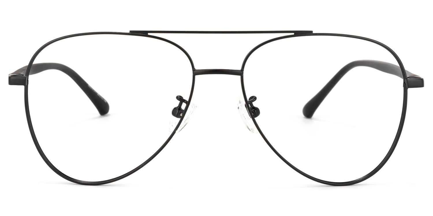 Paige Aviator Black Glasses | ZEELOOL UK0