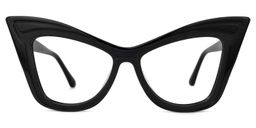 Sindy Cateye Black Glasses0