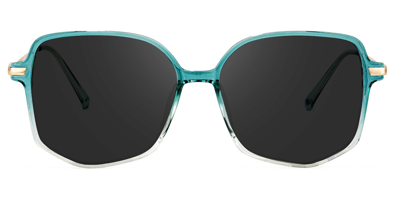 Payton Geometric Green Sunglasses good-img