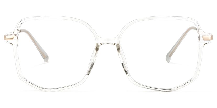 Payton Geometric Clear Glasses