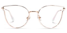 Latifa Cateye Clear Glasses0