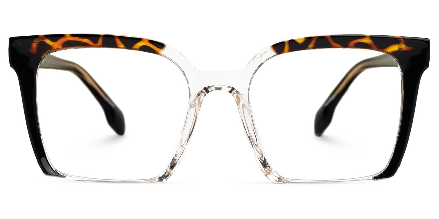 Misty Square Black Glasses | ZEELOOL UK0