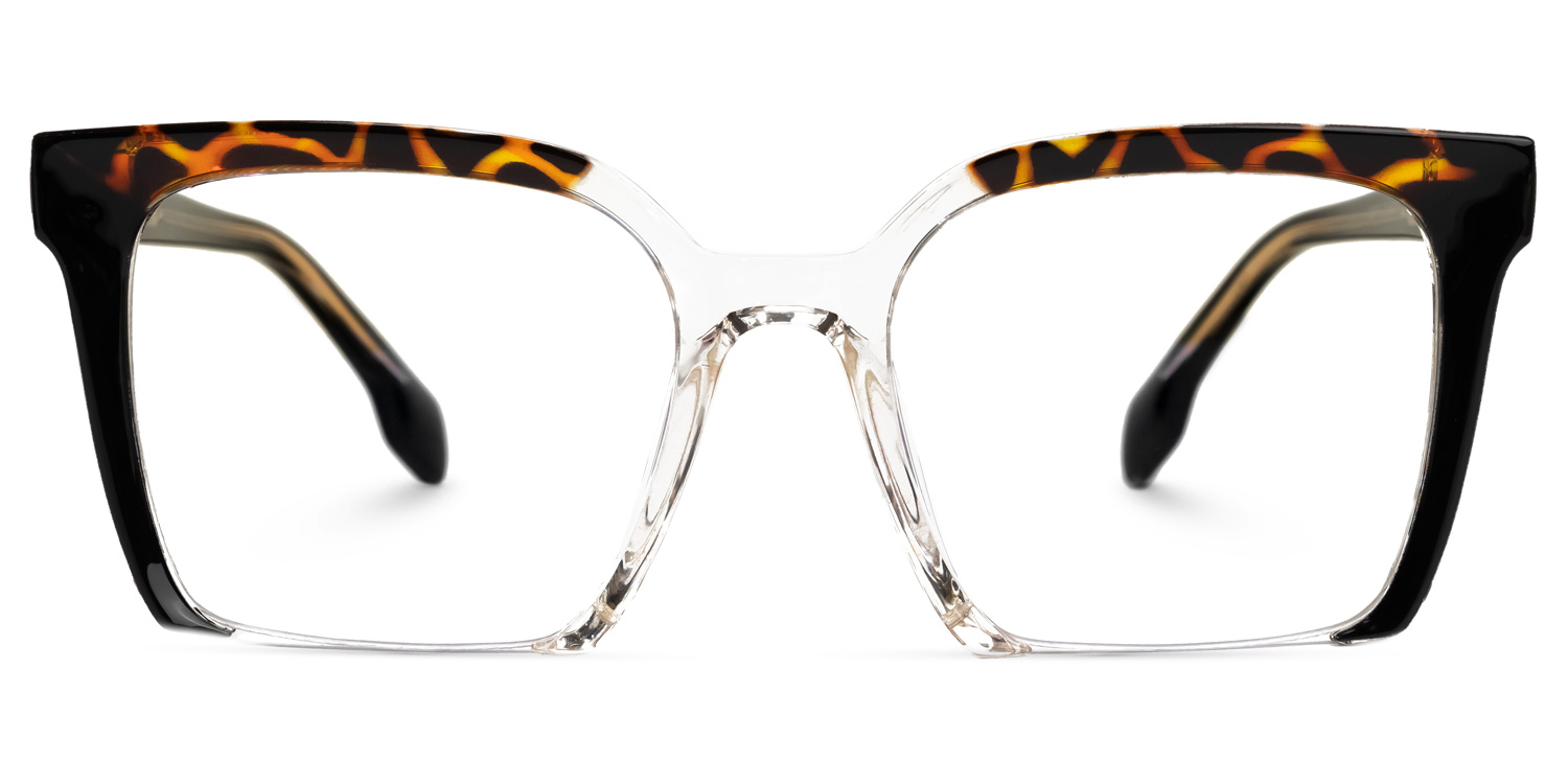 Misty Square Black Glasses | ZEELOOL UK0