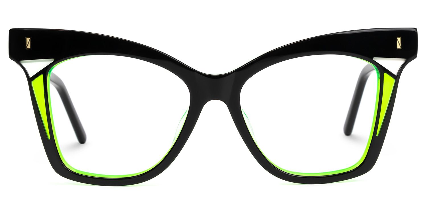 Folch Cateye Black Eyeglasses For Women Online0