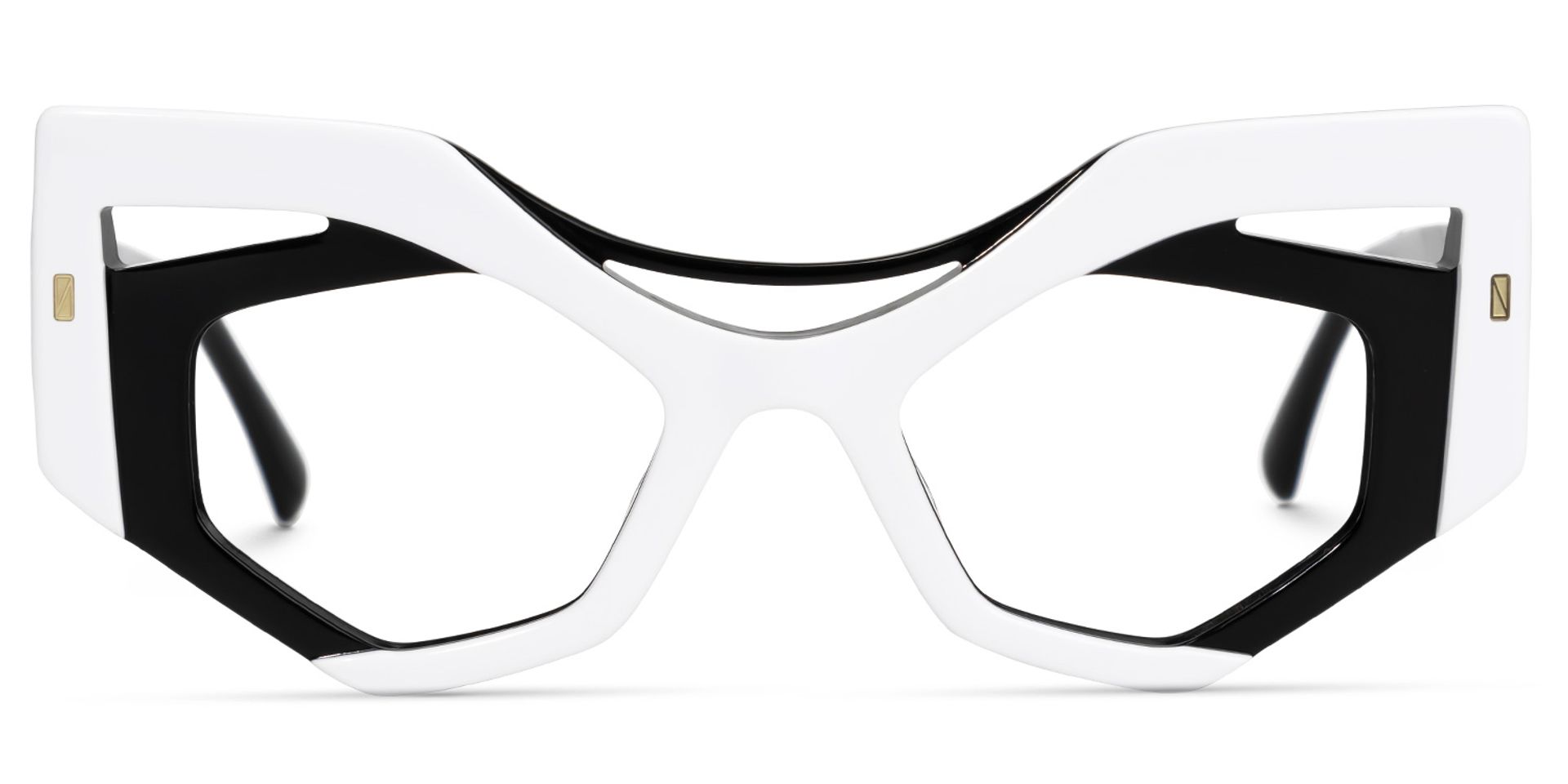 Mondal Geometric White Glasses | ZEELOOL UK0