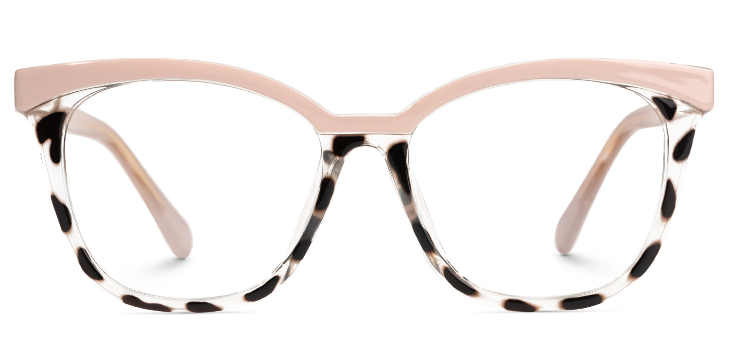 Folly Square Pink Glasses | ZEELOOL UK0