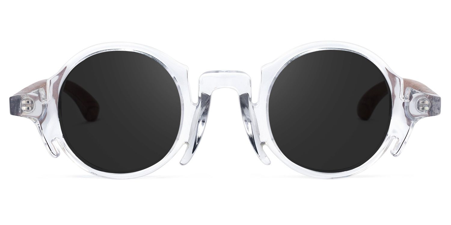 Charlie Round Clear Sunglasses | ZEELOOL UK0