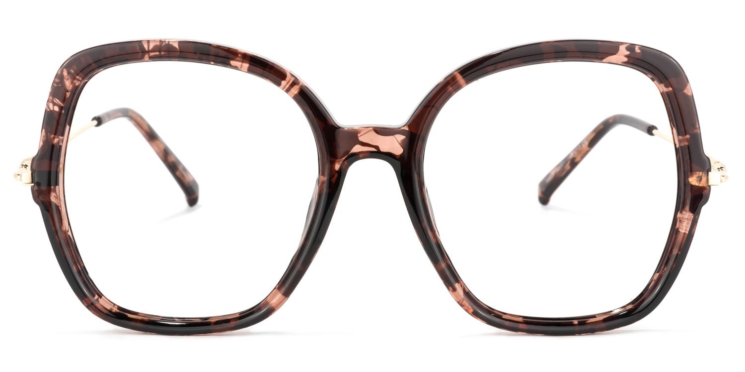 Quinn Square Red-Tortoise Glasses | ZEELOOL UK0