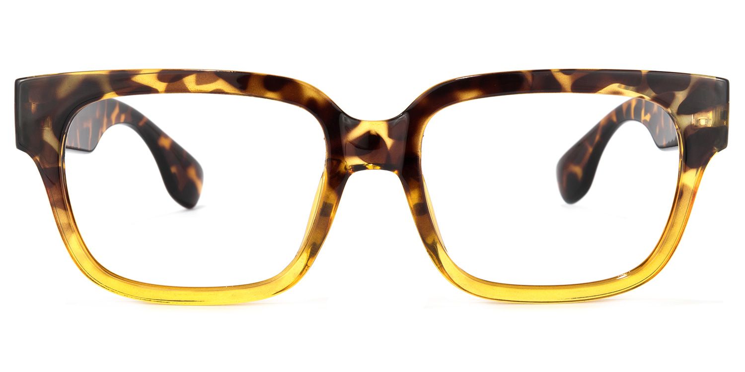 Colin Rectangle Tortoise Glasses | ZEELOOL UK0