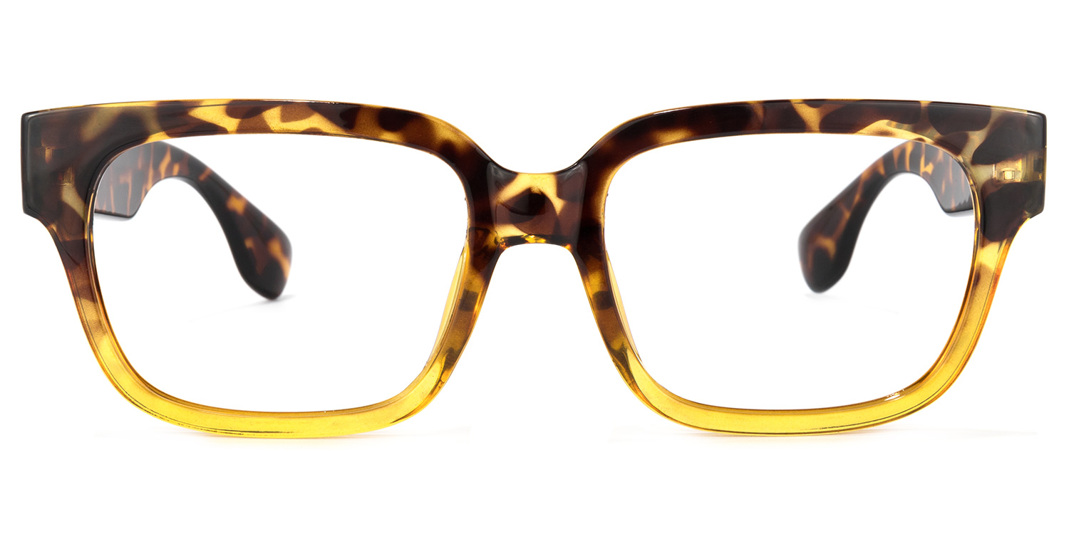 Colin Rectangle Tortoise Glasses | ZEELOOL UK0