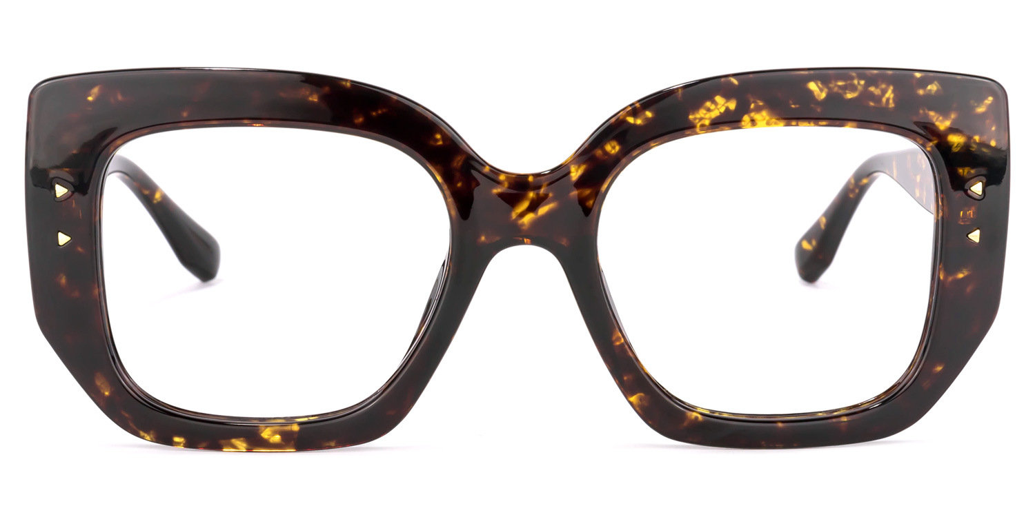 Sienna Square Tortoise Glasses | ZEELOOL UK0