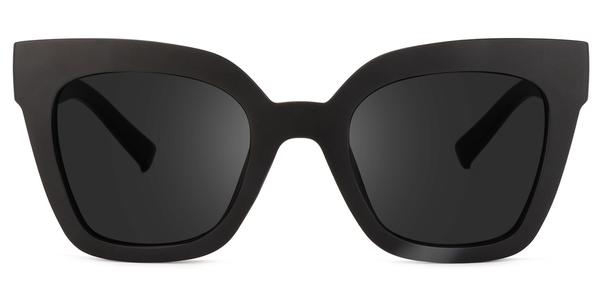 Malcolm Black Sunglasses with Square Frames | ZEELOOL UK0