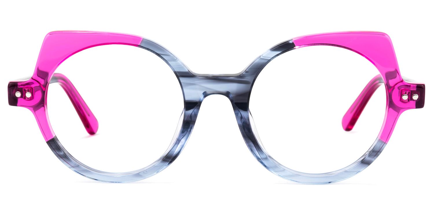 Gilbert Cateye Gray Glasses | ZEELOOL UK0