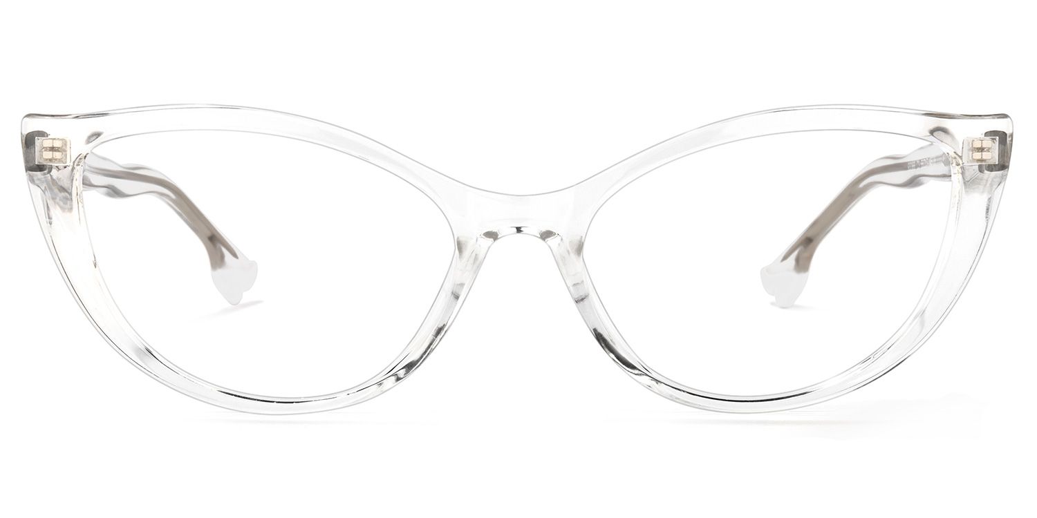 Theodore Cateye Clear Glasses | ZEELOOL UK0