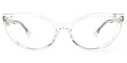 Theodore Cateye Clear Glasses0