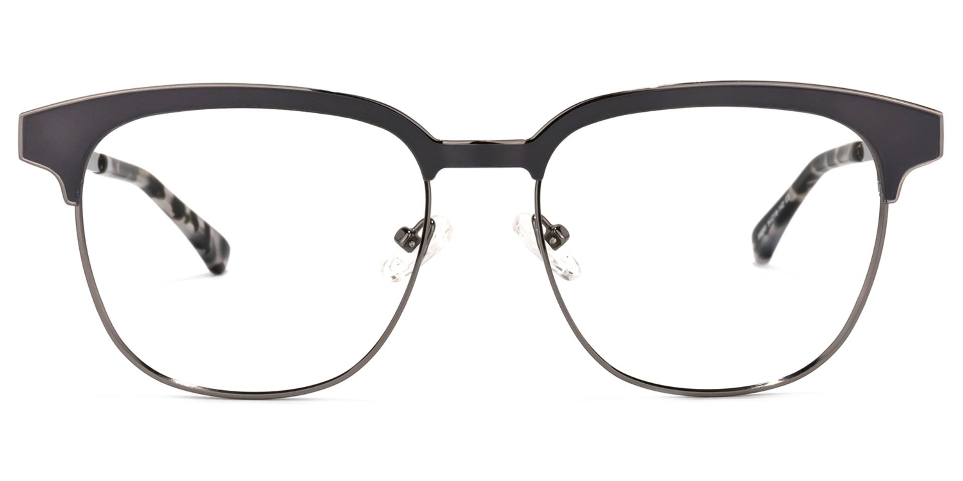 Wren Browline Dark-Gray Eyeglasses and Glasses Frames0