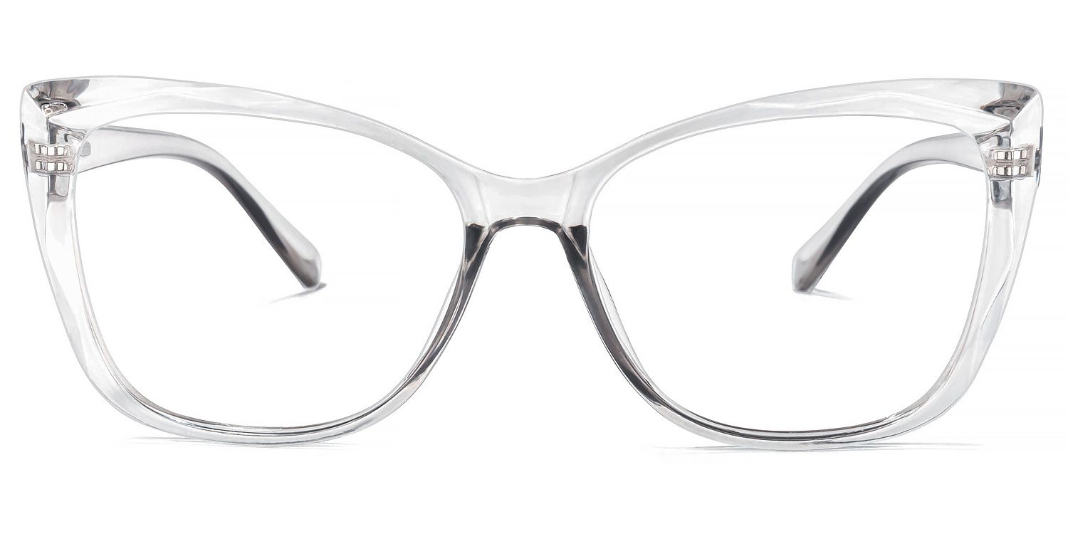 Wallace Cateye Gray Glasses | ZEELOOL UK0