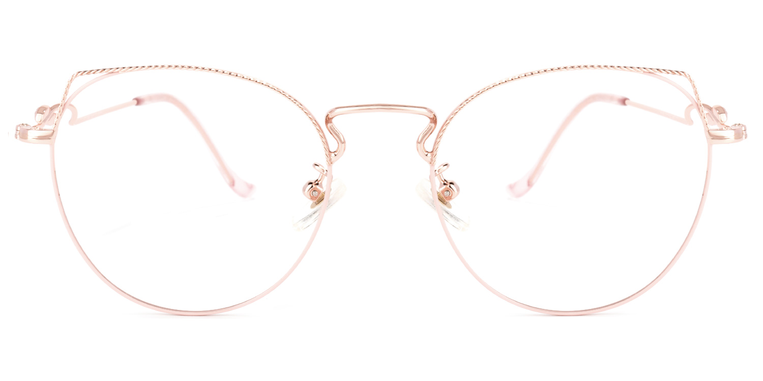 Willis Cateye Pink Glasses | ZEELOOL UK0