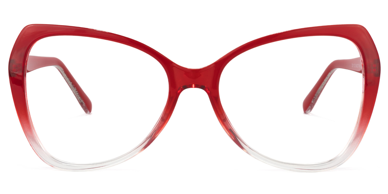 Eleanora Butterfly Red Glasses | ZEELOOL UK0