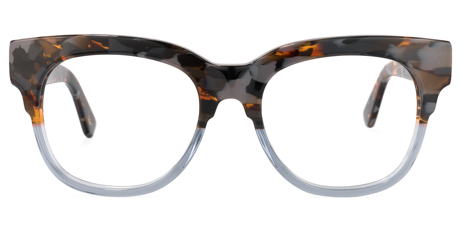 Yessenia Square Gray Glasses | ZEELOOL UK0