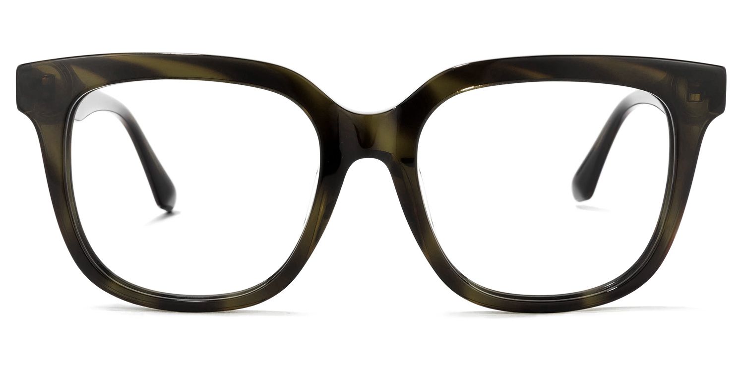 Quiana Square Dark-Tortoise Glasses | ZEELOOL UK0