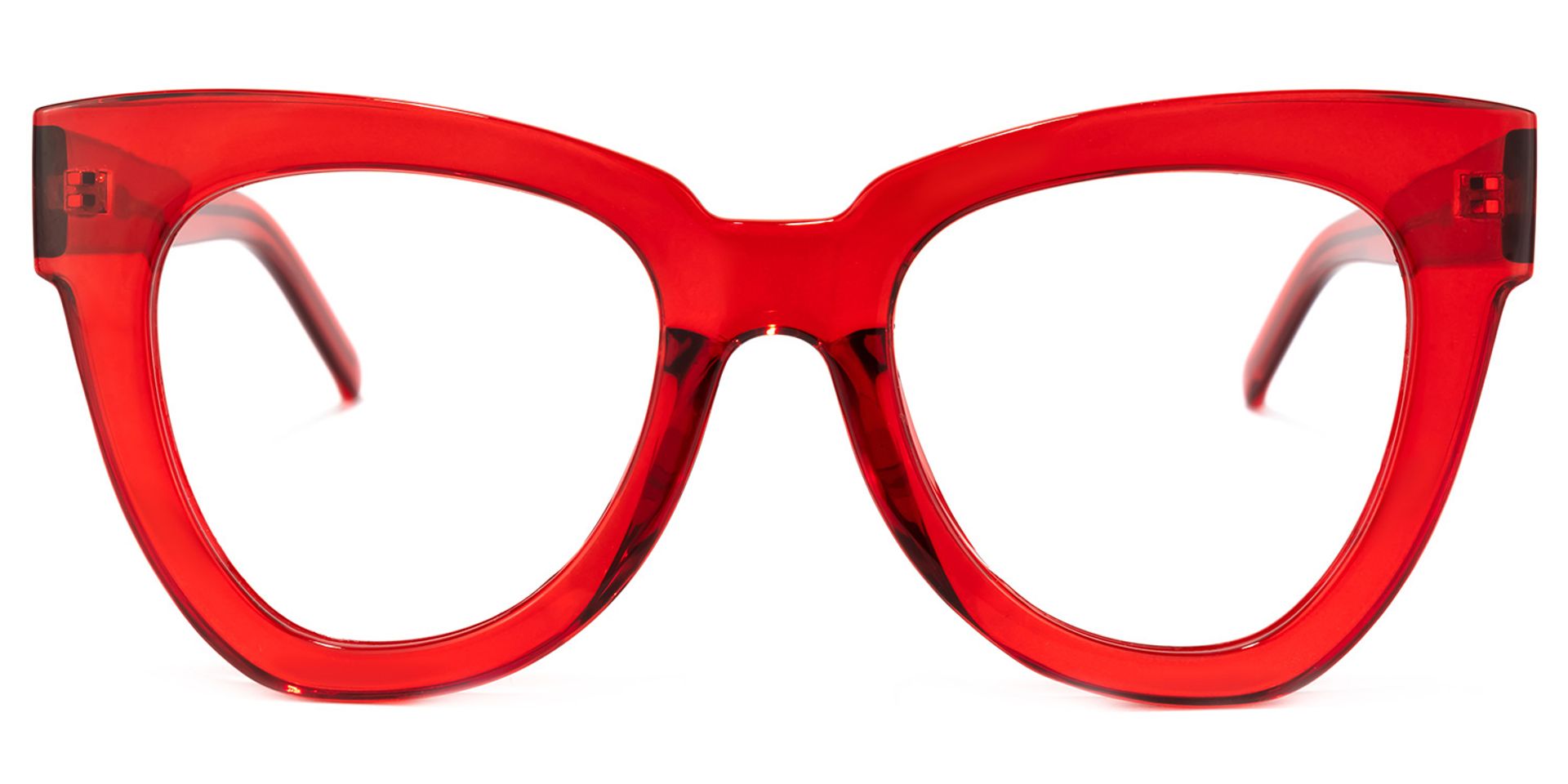 Yaser Cat-eye Red Eyeglasses and Acetate Frames0