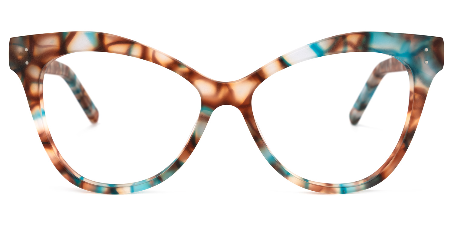 Eschwege Cateye Green-Floral Glasses | ZEELOOL UK0