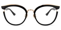 Laraine Black Cat eye Glasses0