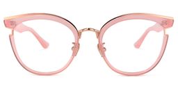 Eleanore Cat Eye Pink Glasses0
