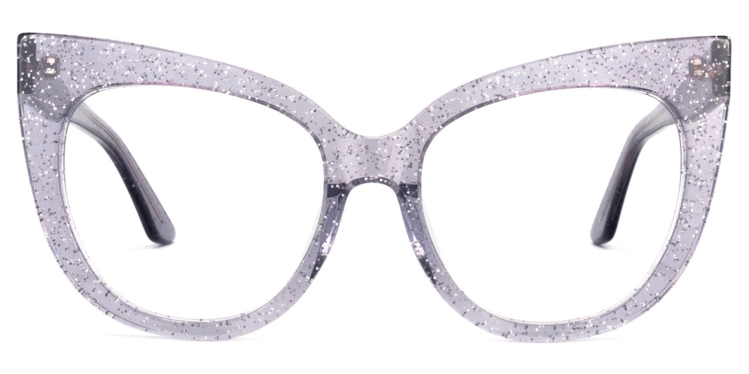 Trenton Cateye Gray Glasses | ZEELOOL UK0