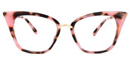Chandrikar Cat Eye Pink-Floral Glasses0