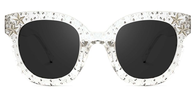 Kahle Cateye Clear Sunglasses