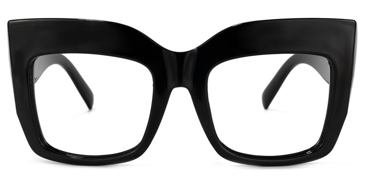 Alberta Cat Eye Black Glasses