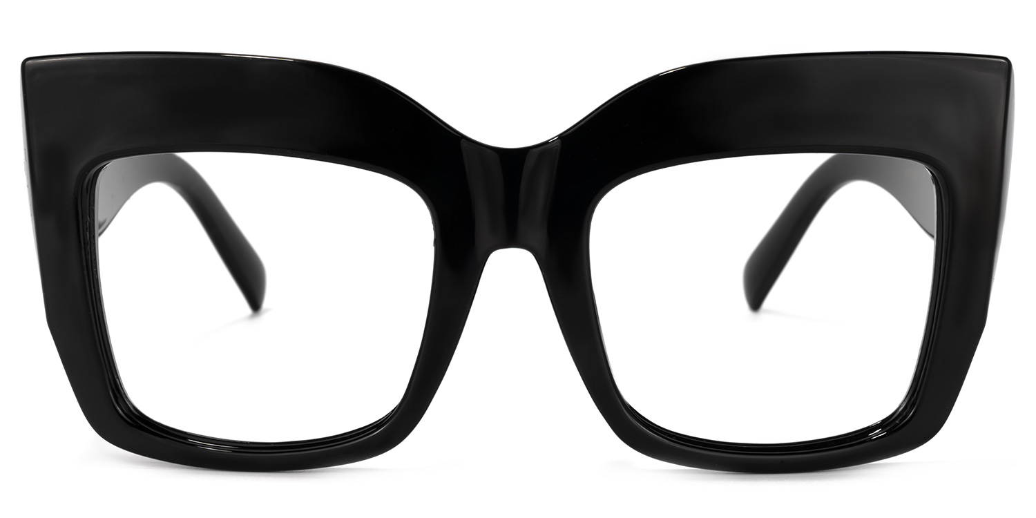 Alberta Cat Eye Black Glasses good-img