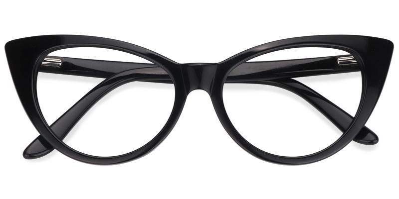 Marilyn Cat-eye Black Eyeglasses and Glasses Frames1