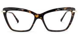 Juliet Tortoise Rectangle Glasses0