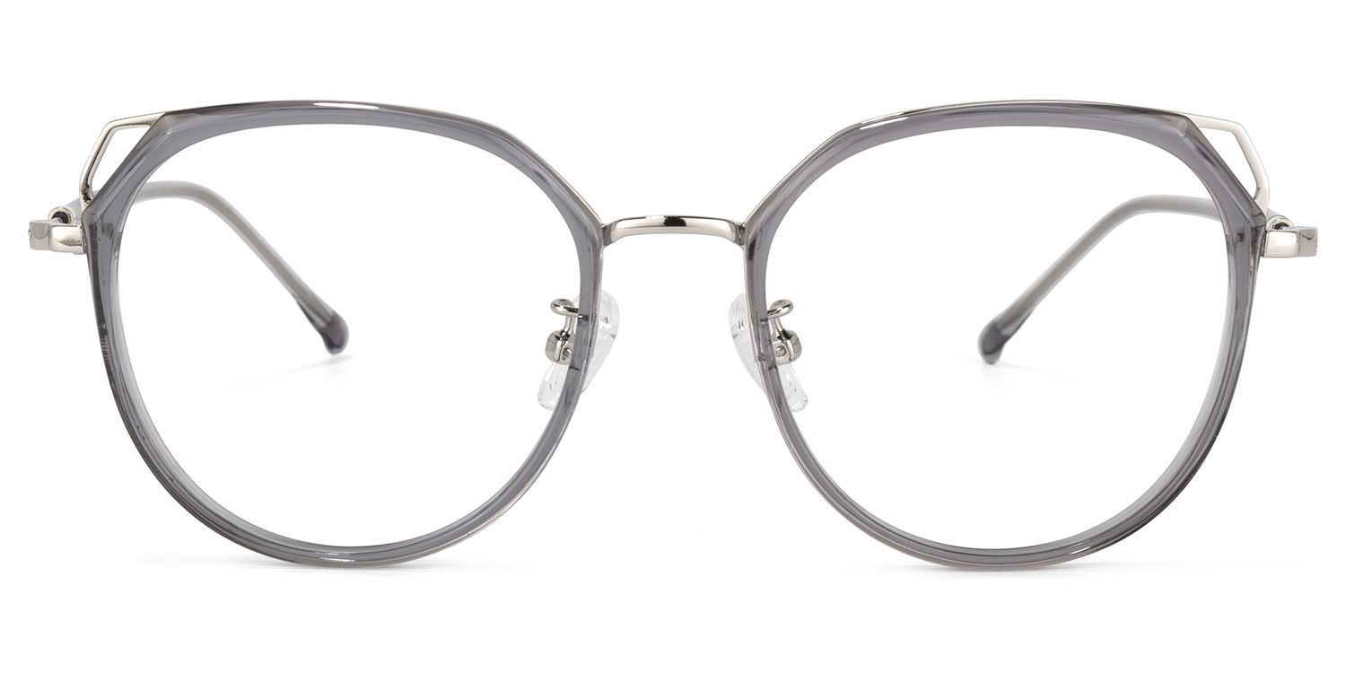Ofelia Cateye Gray Glasses | ZEELOOL UK0