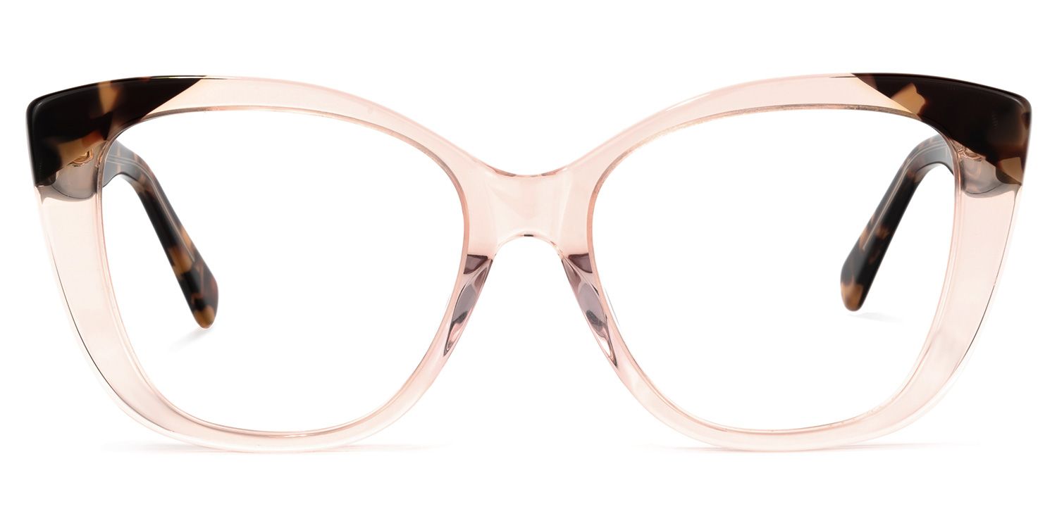 Liranzo Cateye Beige Glasses | ZEELOOL UK0