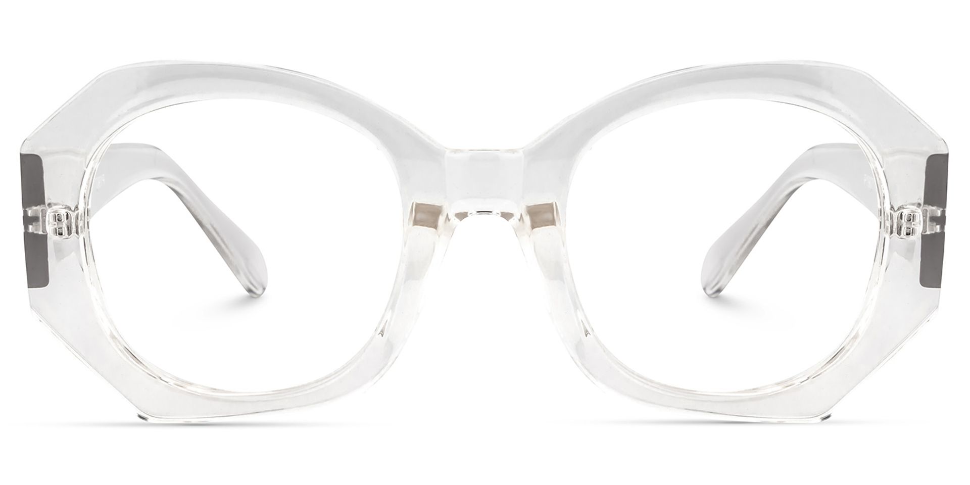 Geometric Clear Glasses | ZEELOOL UK0