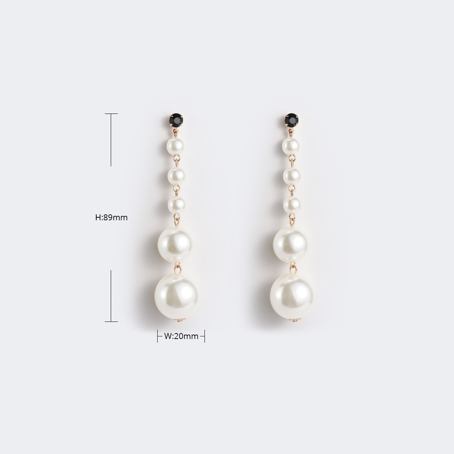 Vintage Elegant White Pearl Earrings  | ZEELOOL UK3