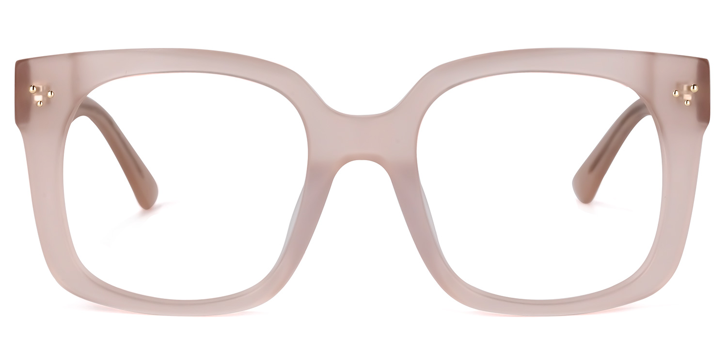 Paisley Square Pink Glasses | ZEELOOL UK0