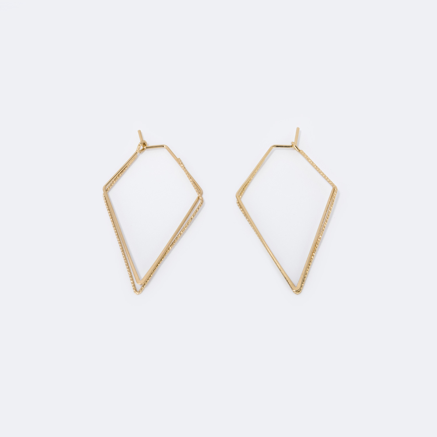 Stylish Geometric Hoop Earrings | ZEELOOL UK1