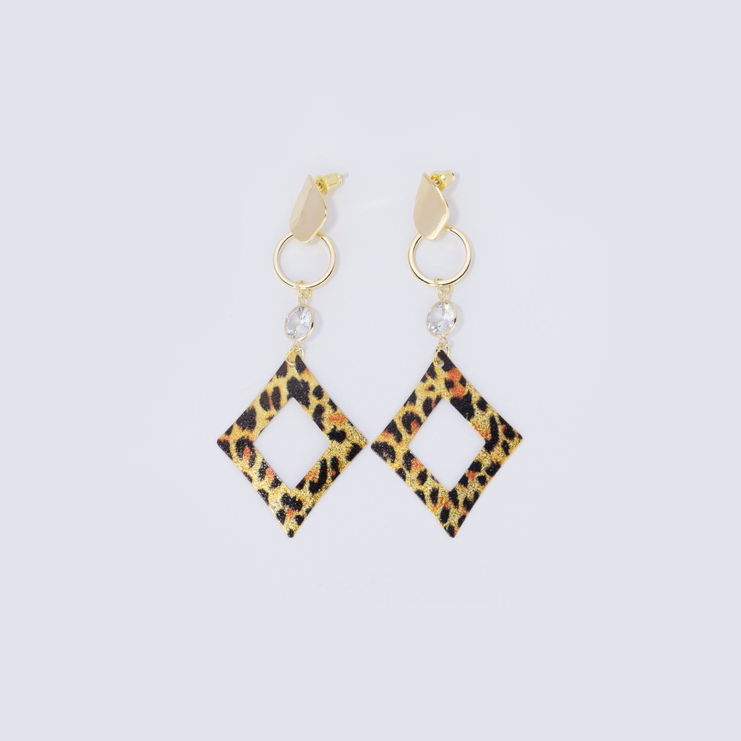 Stylish Leopard Print Earrings | ZEELOOL UK1